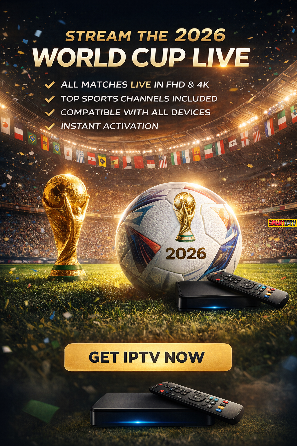 خرید اکانت IPTV جام جهانی 2026